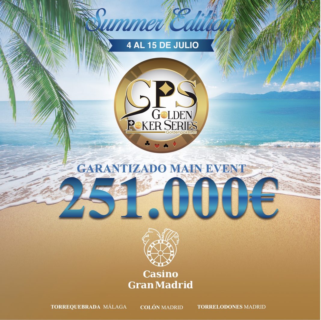 Golden Poker Series anuncia las nuevas fechas de su Summer Edition