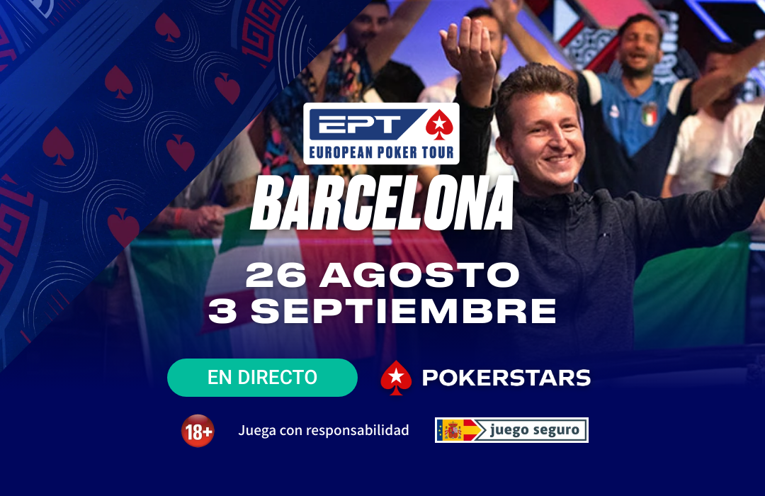 EPT Barcelona Main Event Poker Red