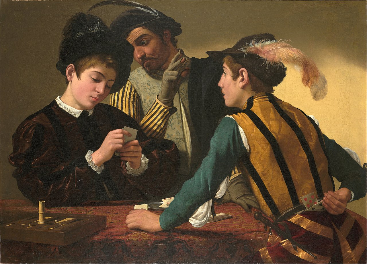 Caravaggio inventó las cartas vistas