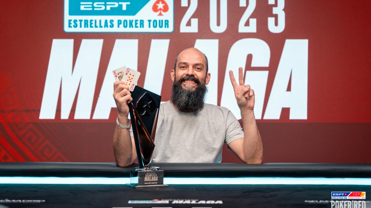 José González se lleva la victoria en el Main Event ESPT Málaga 