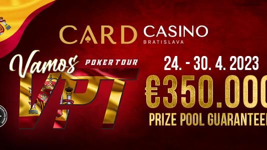 El Vamos Poker Tour vuelve a Bratislava con 350.000€ GTD