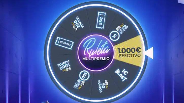 Consigue hasta 1.000 € con la Ruleta Multipremio