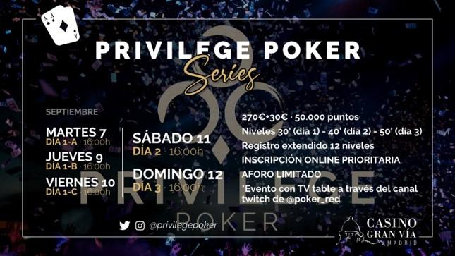 Nacen las Privilege Poker Series by iJuego Nacen las Privilege Poker Series by iJuego