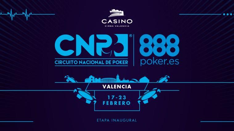 Casino Cirsa Valencia inaugura la temporada 2020 del Circuito Nacional de Poker 888 Casino Cirsa Valencia inaugura la temporada 2020 del Circuito Nacional de Poker 888