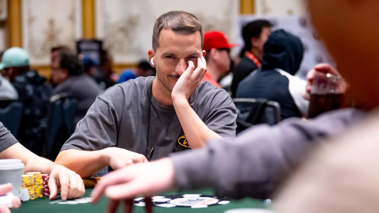 Toni Mallol, líder del Main Event WSOP