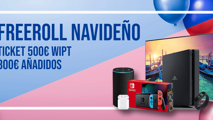 Hoy Freeroll Navideño con más 2.000 euros en regalos y efectivo Hoy Freeroll Navideño con más 2.000 euros en regalos y efectivo