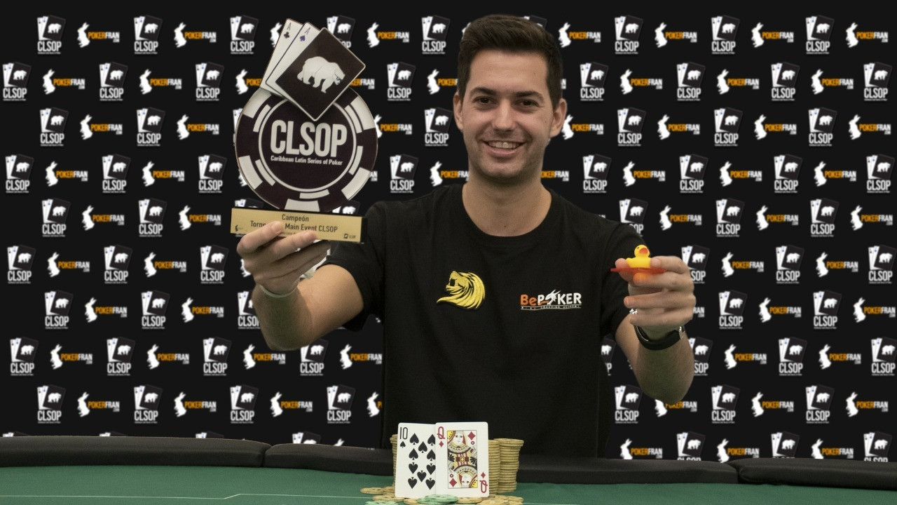 Ignacio Molina, ganador del Main Event CLSOP Punta Cana Ignacio Molina, ganador del Main Event CLSOP Punta Cana