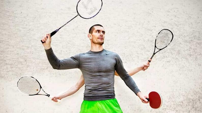 Gus Hansen quiere ser campeón del mundo de... ¡racketlon!