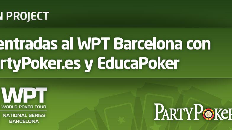 EducaPoker desvela el BCN Project: 5 entradas para el WPT National Series Barcelona EducaPoker desvela el BCN Project: 5 entradas para el WPT National Series Barcelona