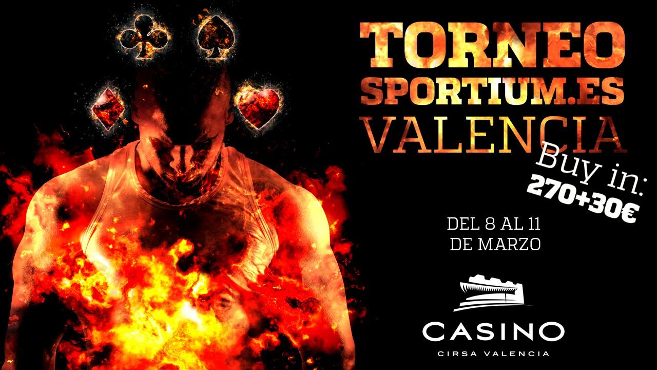 El Torneo Sportium.es de marzo llega a Casino Cirsa Valencia con un formato renovado El Torneo Sportium.es de marzo llega a Casino Cirsa Valencia con un formato renovado