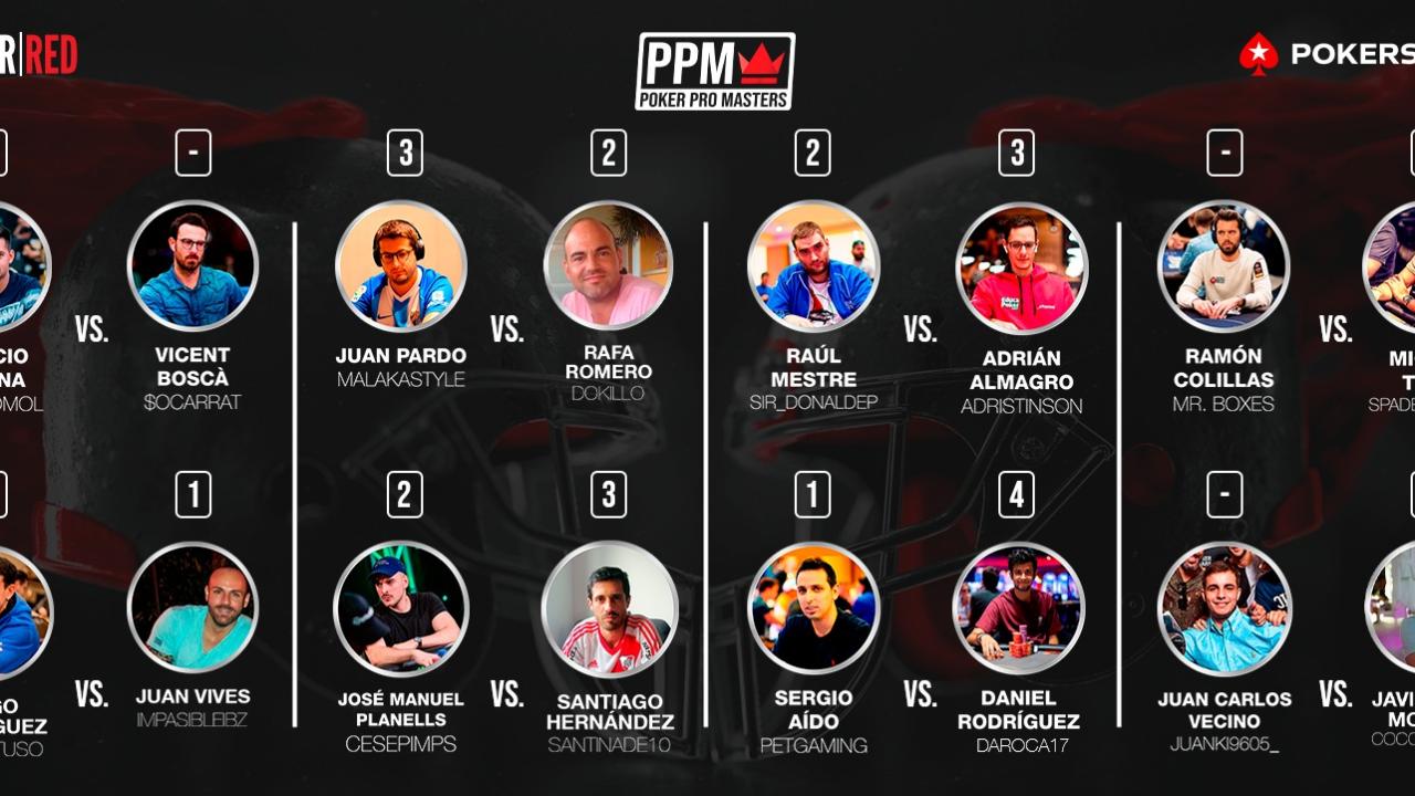 La primera jornada del Poker Pro Masters deja algunos partidos aplazados La primera jornada del Poker Pro Masters deja algunos partidos aplazados