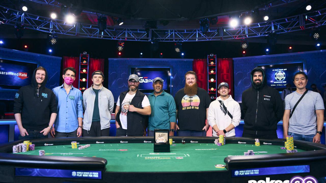 Los perfiles de los 9 protagonistas de la Mesa Final del Main Event Los perfiles de los 9 protagonistas de la Mesa Final del Main Event