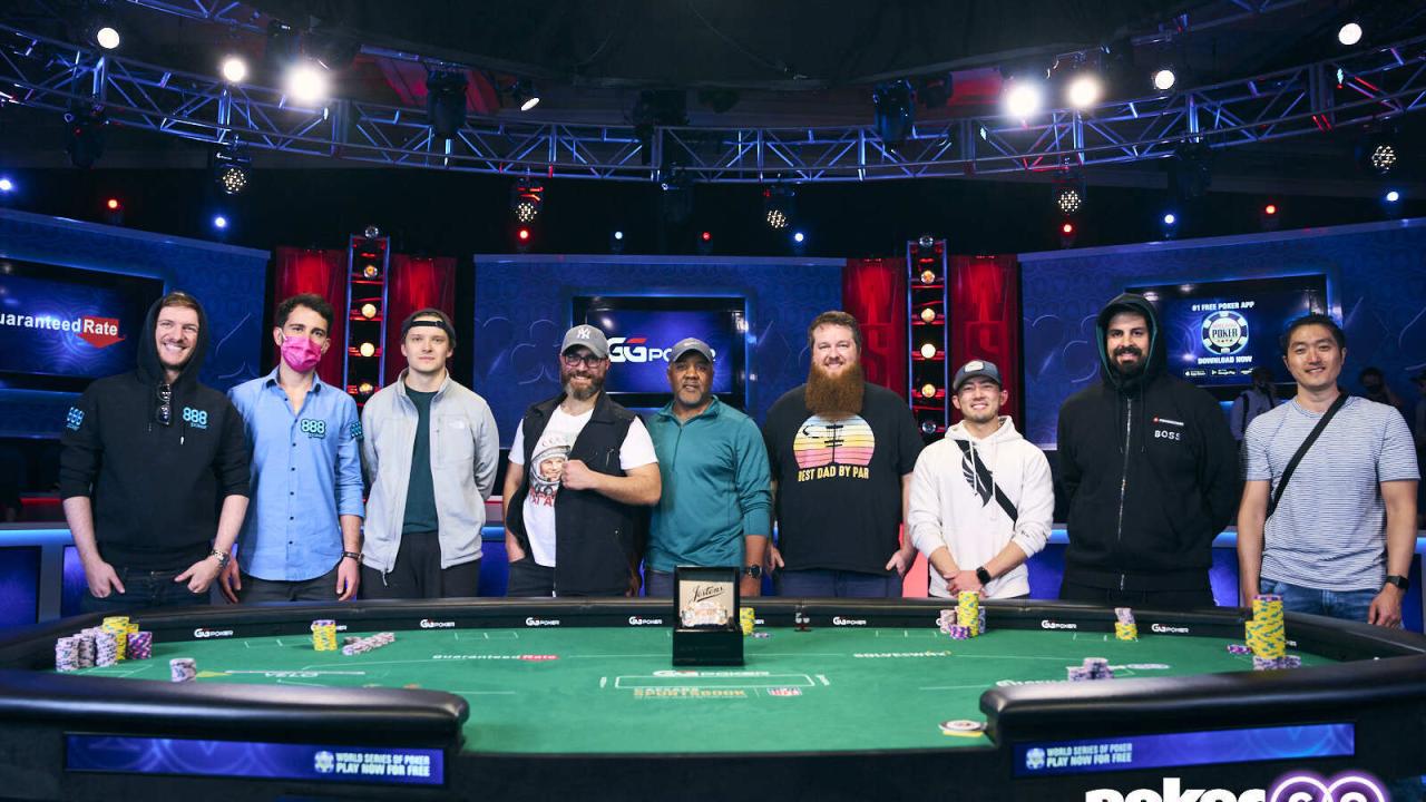 Los perfiles de los 9 protagonistas de la Mesa Final del Main Event