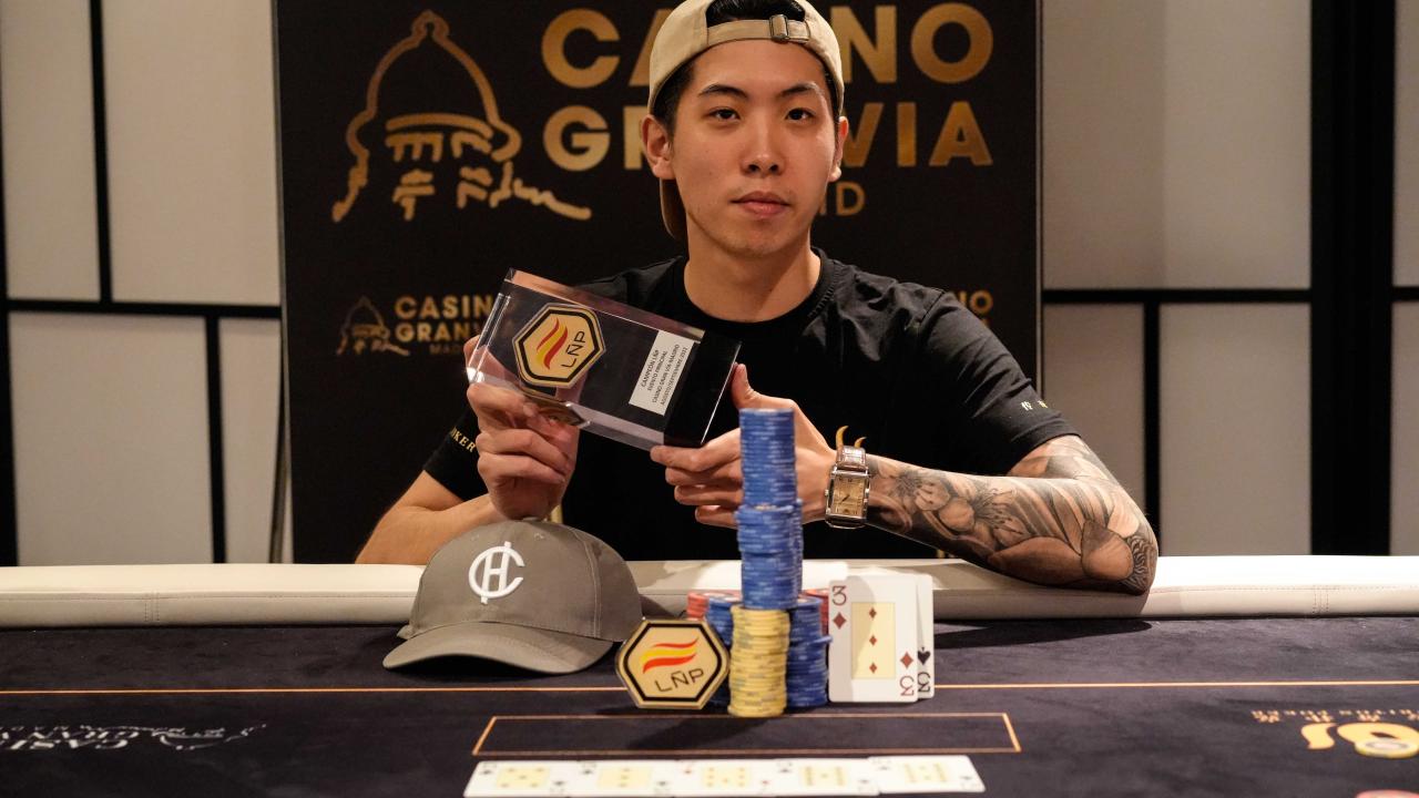 Daniel Wu fue el vencedor del Main Event de la LÑP en Casino Gran Vía Daniel Wu fue el vencedor del Main Event de la LÑP en Casino Gran Vía