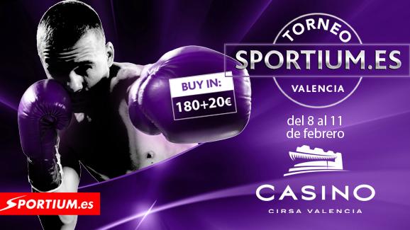 Esta semana Casino Cirsa Valencia celebra su Torneo Sportium.es de febrero Esta semana Casino Cirsa Valencia celebra su Torneo Sportium.es de febrero
