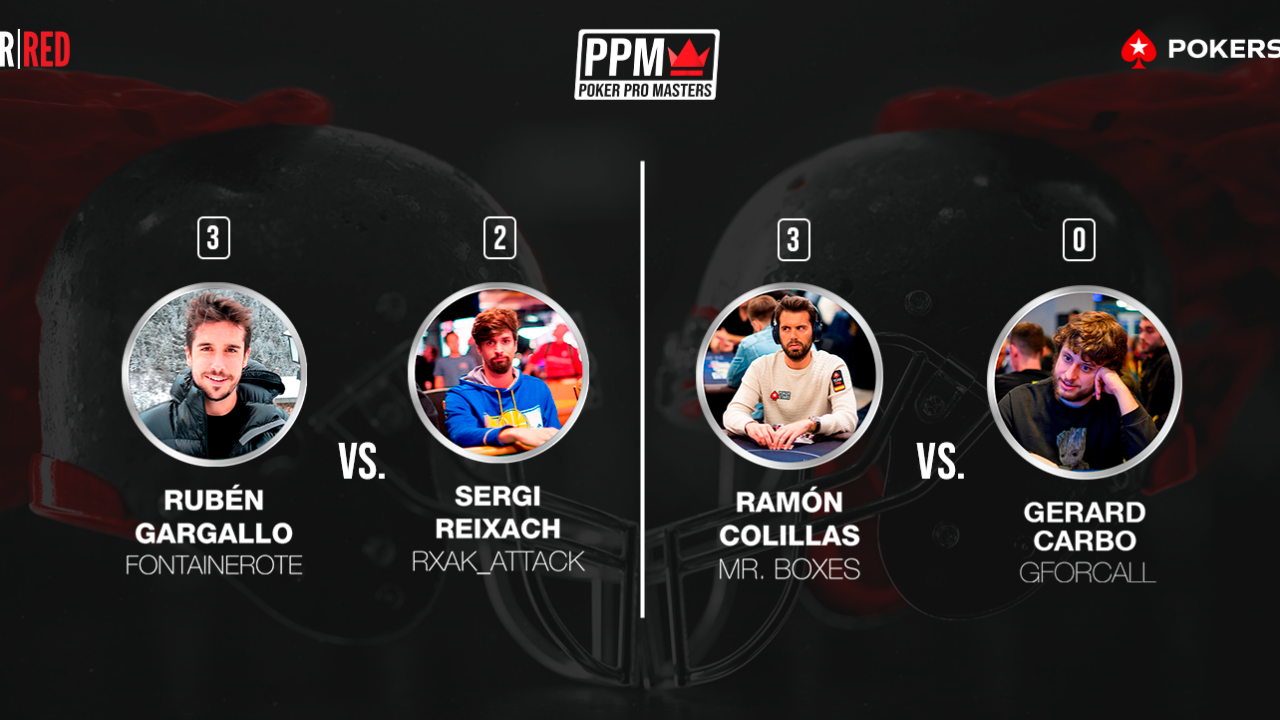 Rubén Gargallo y Ramón Colillas alcanzan las semifinales del Poker Pro Masters Rubén Gargallo y Ramón Colillas alcanzan las semifinales del Poker Pro Masters