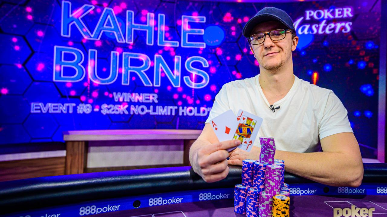 Poker Masters: Kahle Burns se llevó el Evento #9