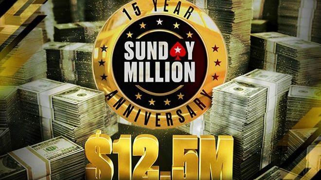 El aniversario del Sunday Million supera los 13 millones de prize pool El aniversario del Sunday Million supera los 13 millones de prize pool