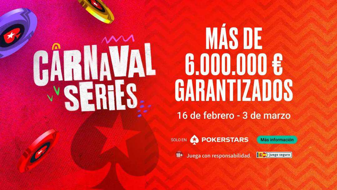Este domingo comienzan las Carnaval Series con más de 6.000.000 € en juego