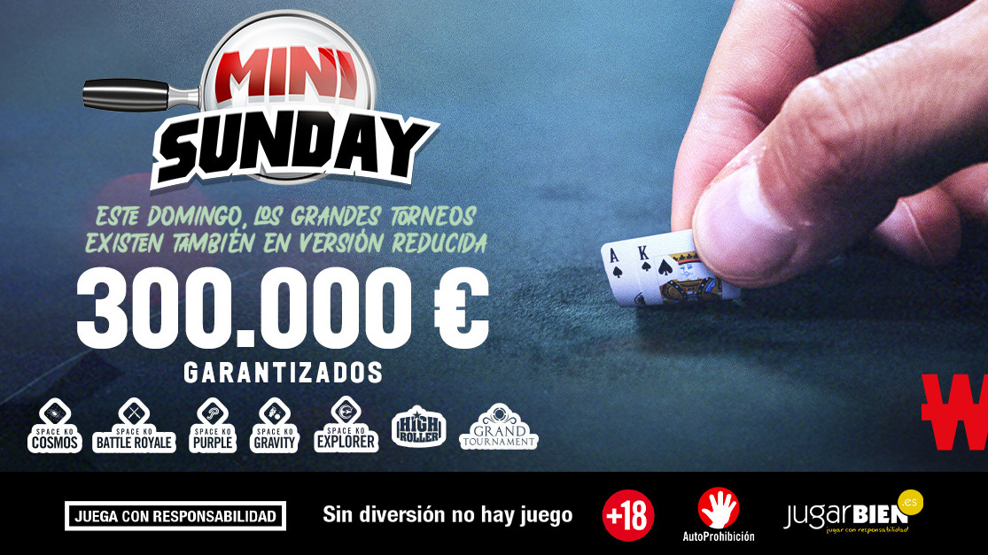 Winamax miniaturiza su domingo… y lo revienta: 300.000 € garantizados en 7 torneos “para todos los bolsillos”