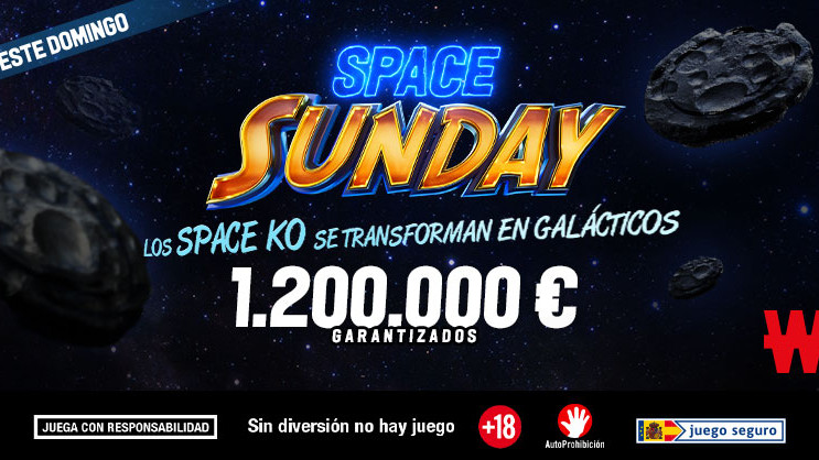 Winamax prepara un domingo galáctico con 1.200.000 € gtd en el Space Sunday