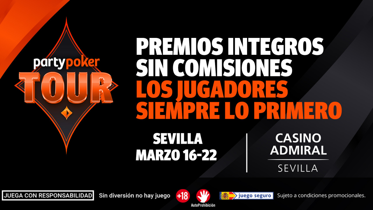 El PartyPoker Tour aterriza en España con dos paradas en Sevilla y Madrid