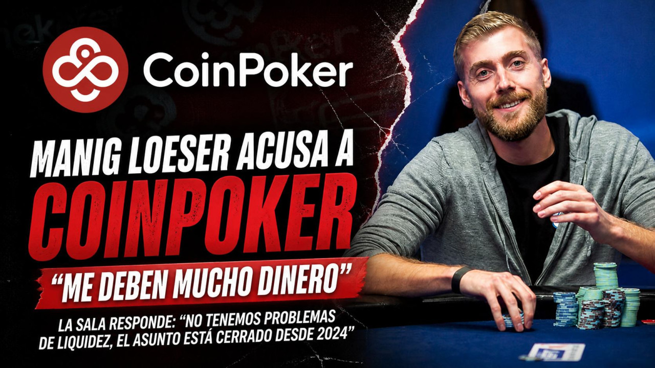 Manig Loeser acusa a CoinPoker de deberle dinero y la sala responde negando problemas de liquidez