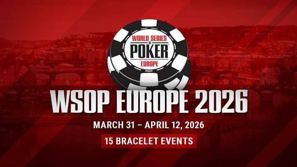 Las WSOPE se mudan a Praga en 2026 y anuncian sus fechas