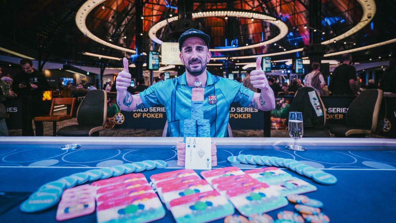 Jordi Ribatallada brilla en Ámsterdam: ¡Campeón del WSOPC €1.1k Main Event por 130.590 €!