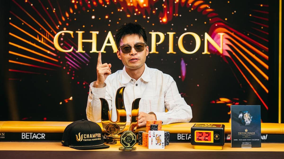 Huang Wenjie debuta a lo grande en las Triton ganando el Main Event por 5.555.000 $