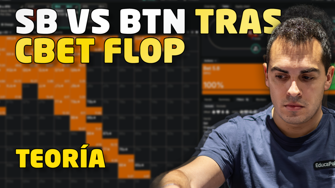 Juego en turn tras cbet flop en SB vs. BTN 3-bet pots