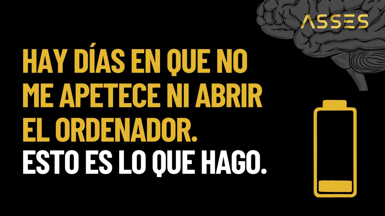 Hay días en que no me apetece ni abrir el ordenador... Esto es lo que hago