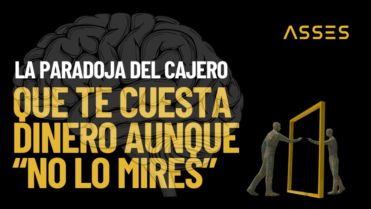 La paradoja del cajero: te cuesta dinero aunque “no lo mires”