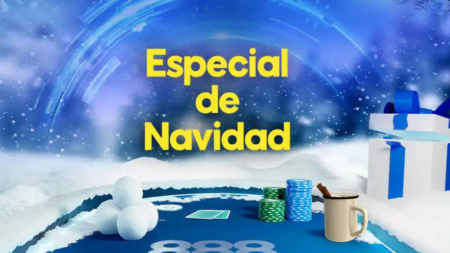 Torneos a mitad de precio esta semana con el Especial Navidad de 888poker.es