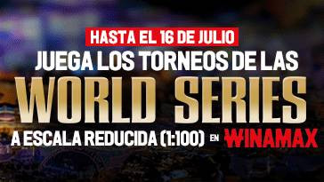 Winamax ha preparado otro domingo de torneos especial WSOP