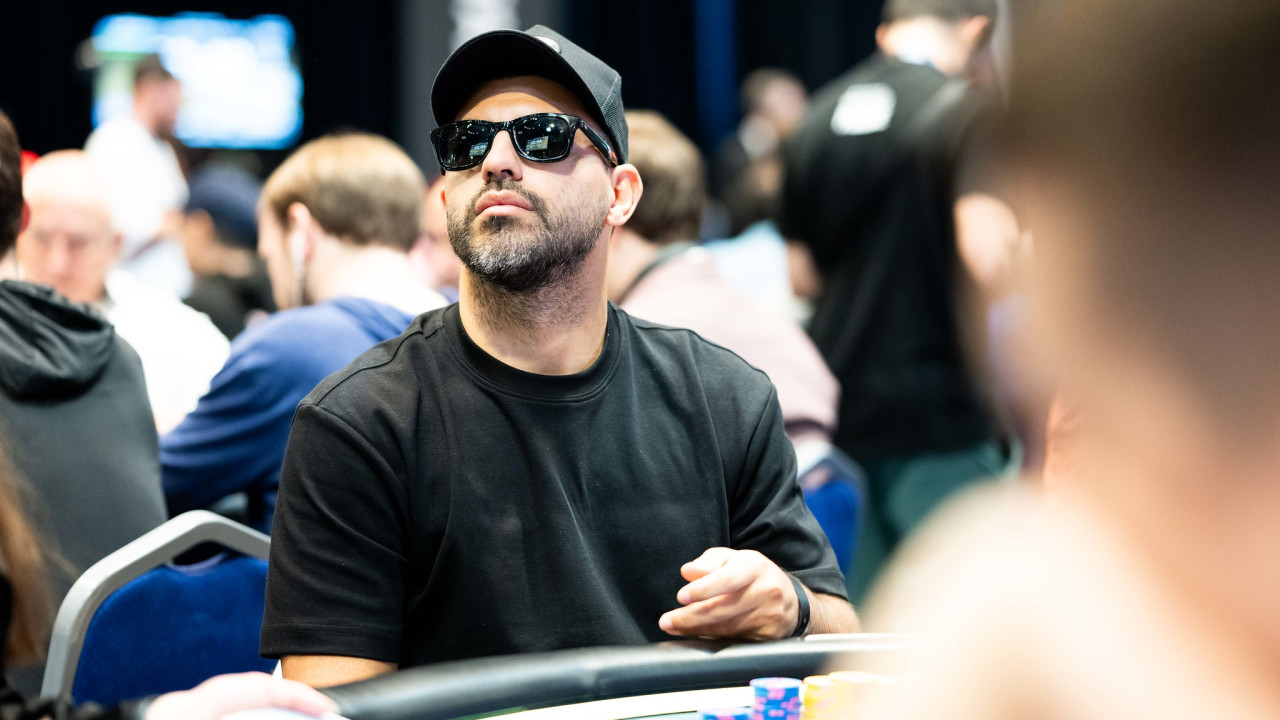 Sergio Leonel "Kun" Aguero burbuja de Mesa Final en el NL Holdem 25k€