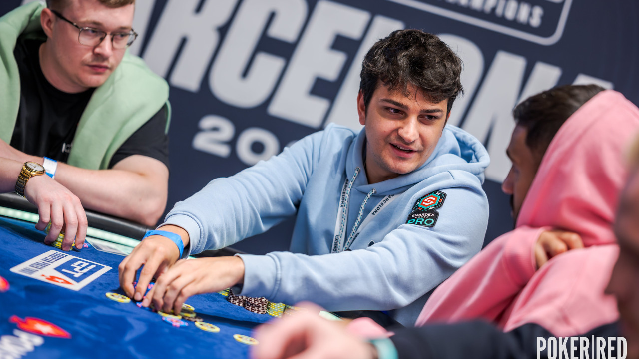 Enrico Camosci se lo está pasando muy bien en el 10K€ EPT High Roller