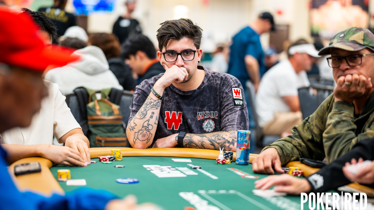 Roger Pérez "Delox" ya sabe lo que es ir tener su stack en juego en el Main Event