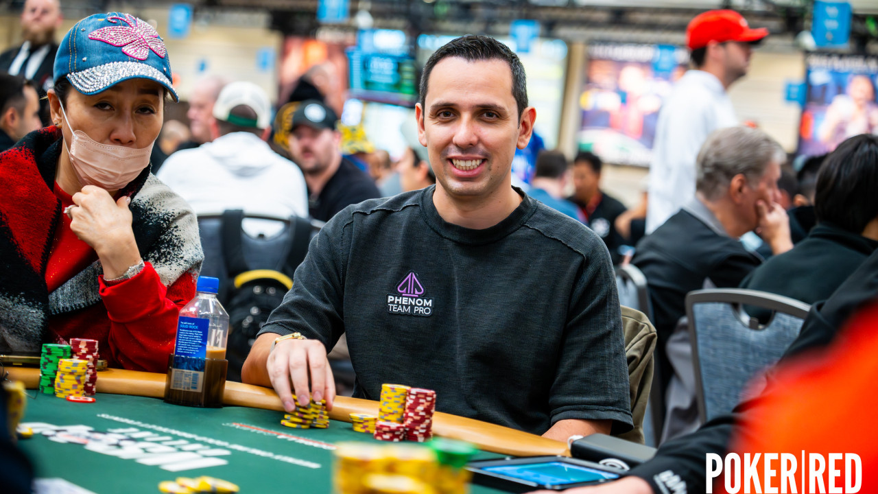 Sergio Aido sigue vivo en la burbuja del $ 50k High Roller