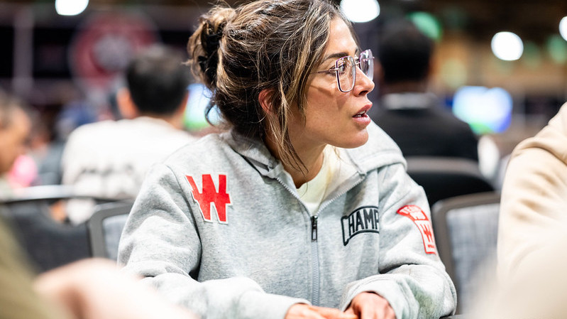 Leo Margets llega al break de la cena con un stack muy corto