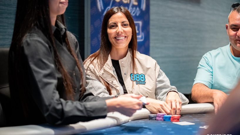 Ajenjo le caza el farol a Lucía Navarro, Team Pro de 888poker