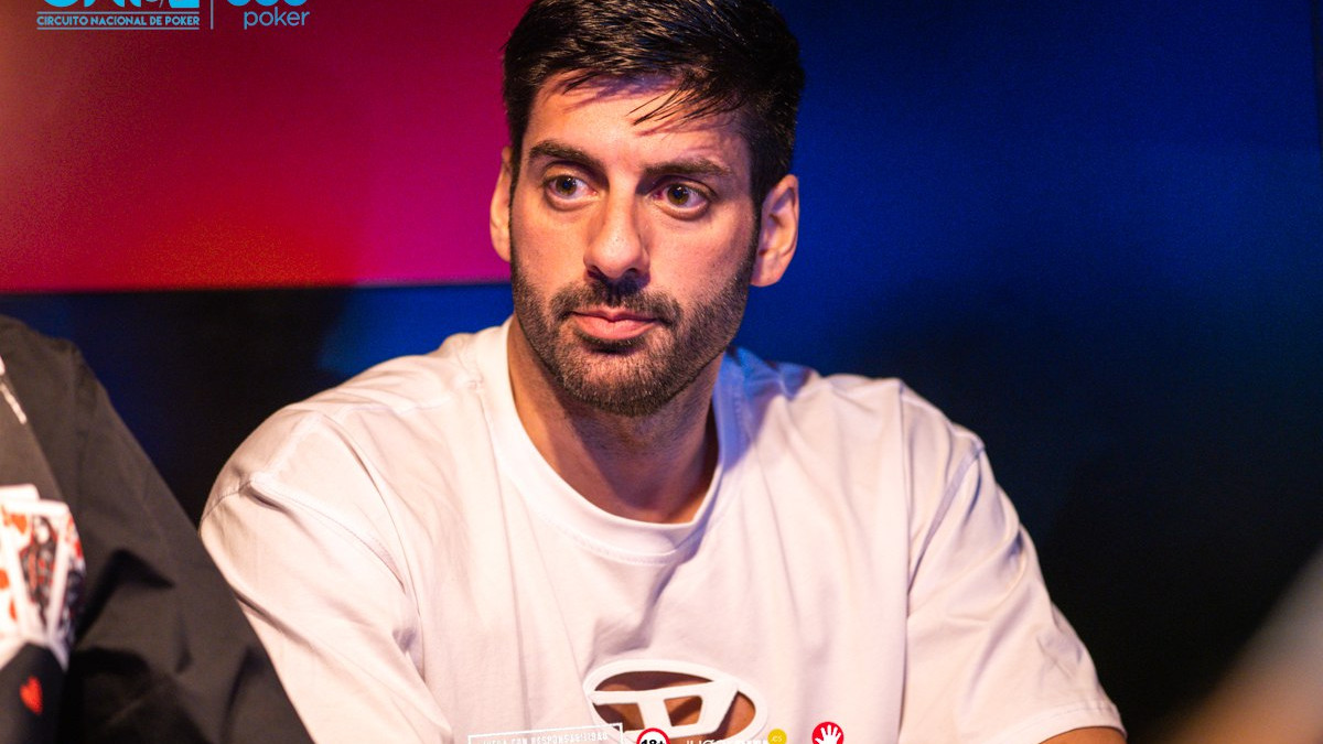 Guillermo Sánchez disfrutando del High Roller en el CNP888 Alicante 