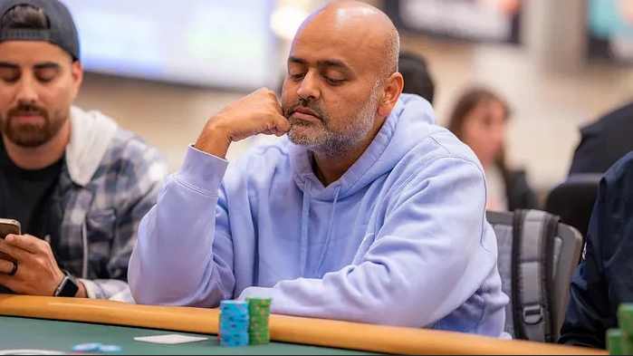 Amit Agarwal abandonó su stack del Main Event para ir al cine...