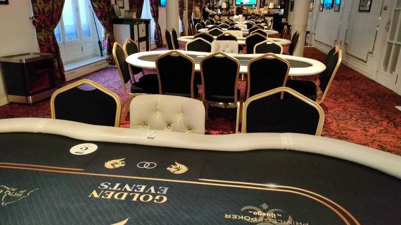 Todo listo en el Casino Gran Vía para la celebración del Golden Poker Championship