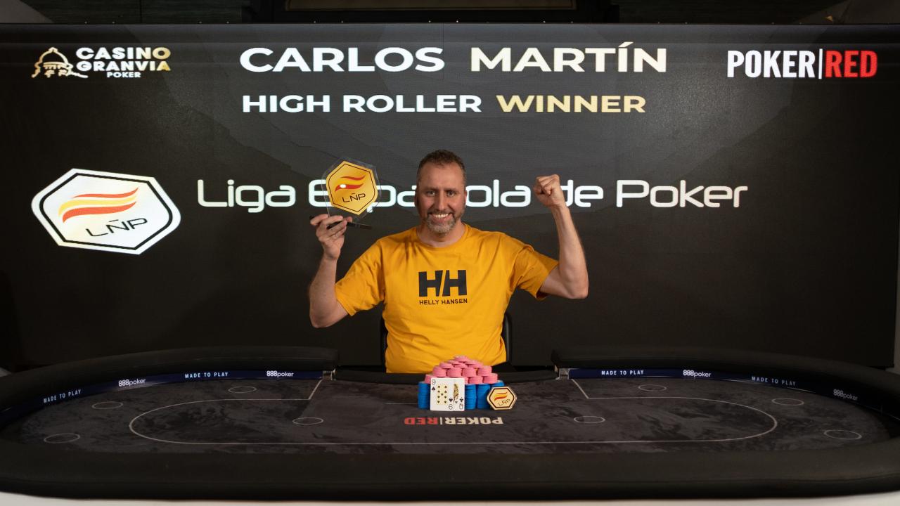 Carlos Martín se hace con la victoria en el High Roller