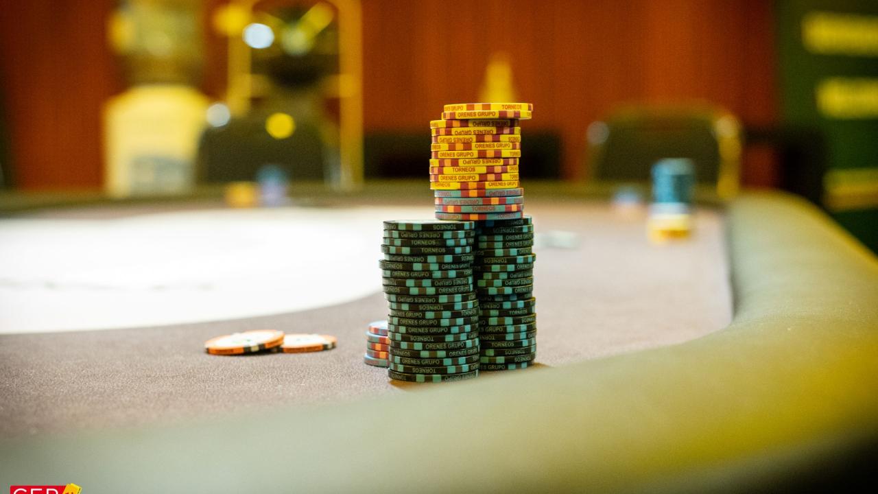 Algunos chipcounts tras el descanso de la cena 