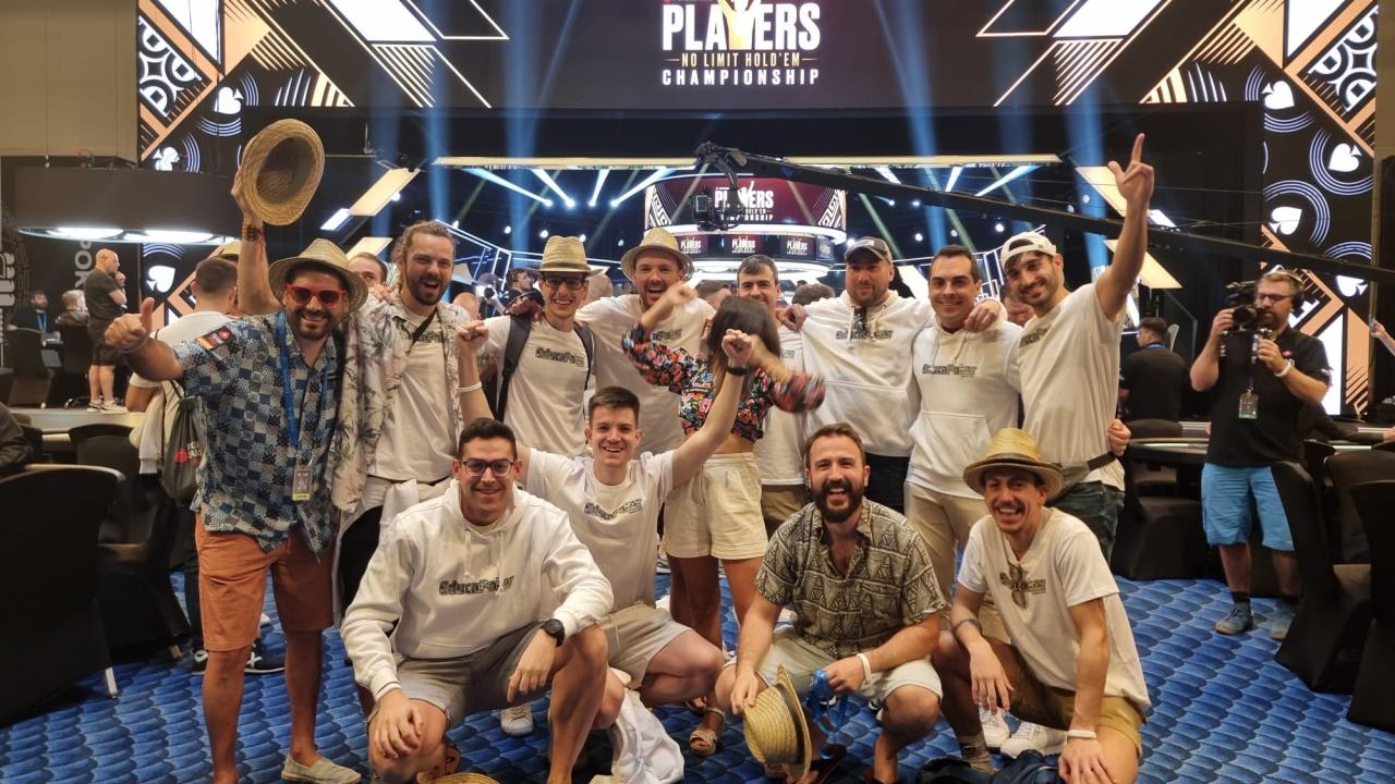 La armada azul de EducaPoker se viste de blanco para desembarcar en el PSPC