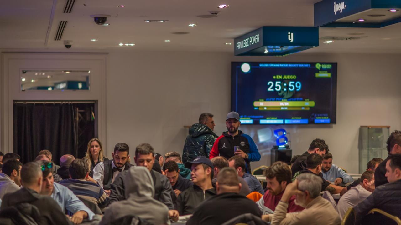 Comienza el tercer flight del Main Event de las Golden Poker Chmapionship