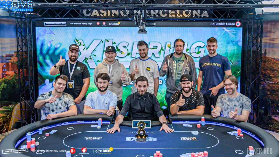 ¡Mesa Final del Main Event 888Live Barcelona!