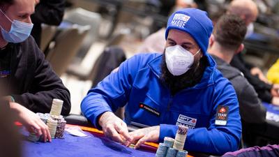 Alejandro Lococo construye un stack de 5.000.000 tras el descanso